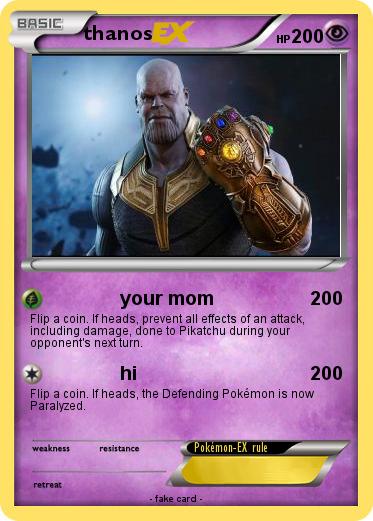 Pokemon thanos