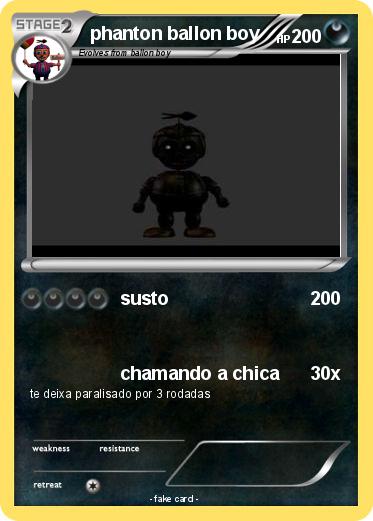 Pokemon phanton ballon boy