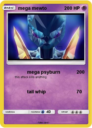 Pokemon mega mewto
