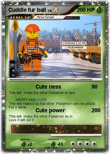 Pokemon Cuddle fur ball
