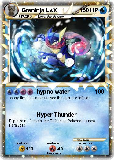 Pokemon Greninja Lv.X