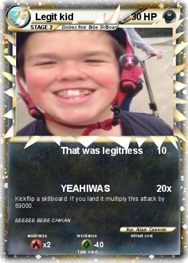 Pokemon Legit kid