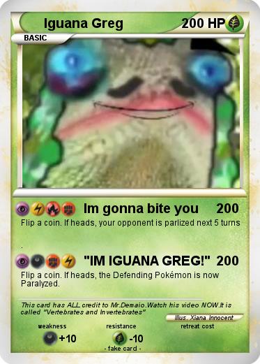 Pokemon Iguana Greg