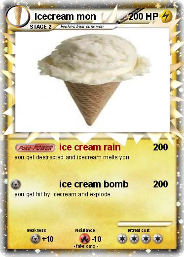 Pokemon icecream mon