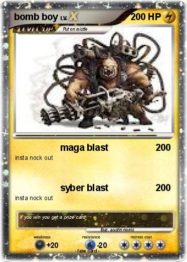 Pokemon bomb boy