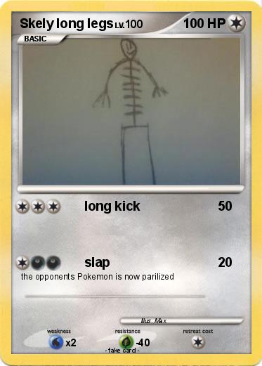 Pokemon Skely long legs