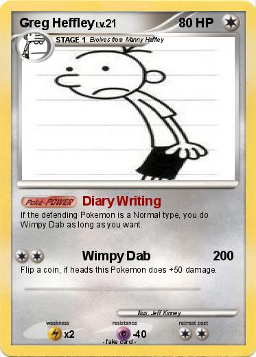 Pokemon Greg Heffley