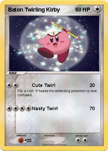 Pokemon Baton Twirling Kirby