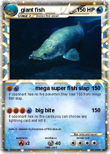 Pokemon giant fish
