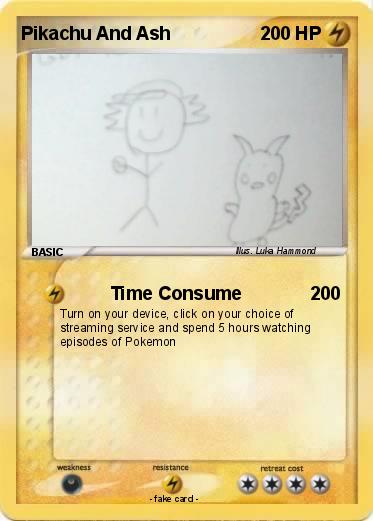 Pokemon Pikachu And Ash
