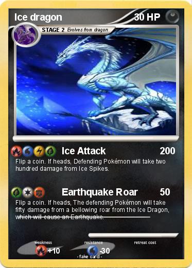 Pokemon Ice dragon