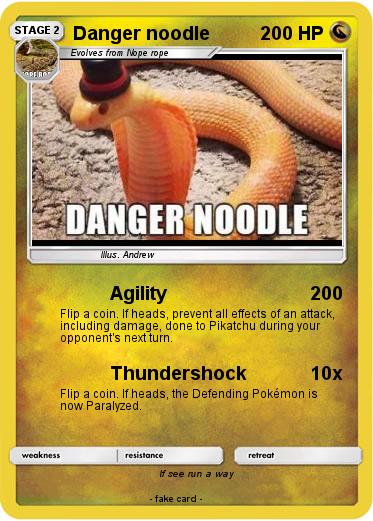 Pokemon Danger noodle