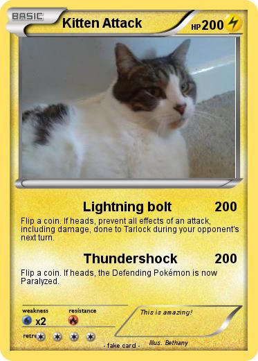 Pokemon Kitten Attack