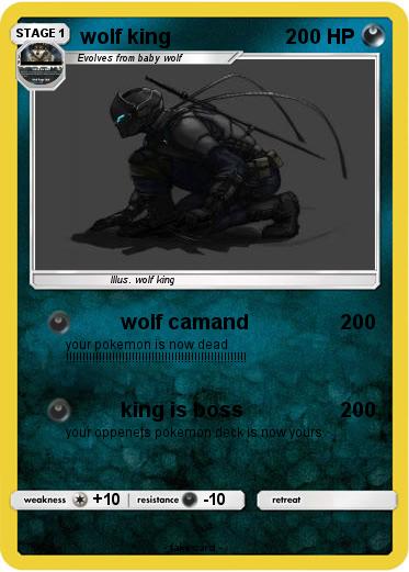 Pokemon wolf king