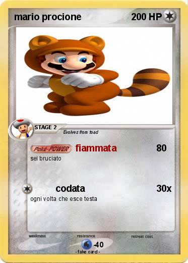 Pokemon mario procione