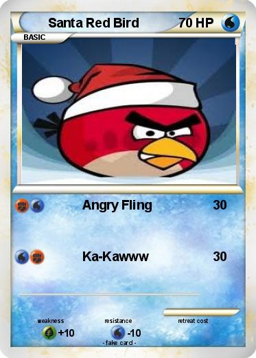 Pokemon Santa Red Bird