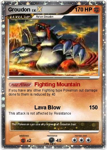 Pokemon Groudon Pokemon Groudon