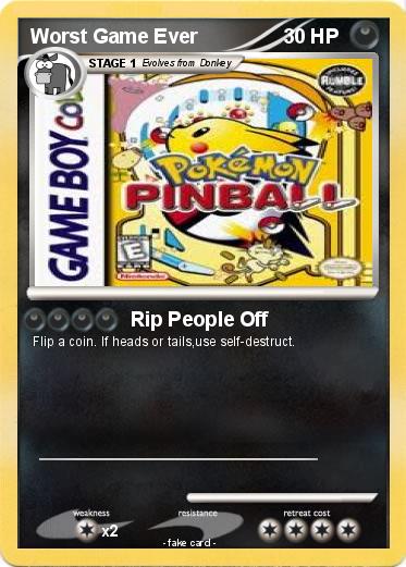 Pokemon Worst Game Ever