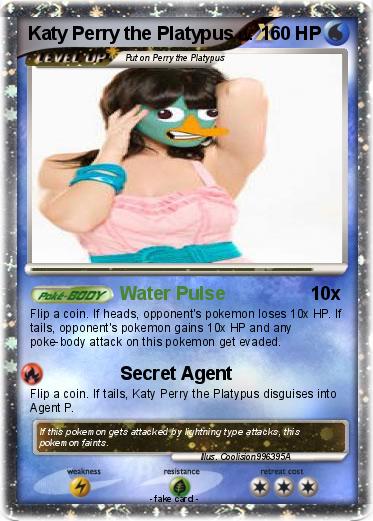 Pokemon Katy Perry the Platypus