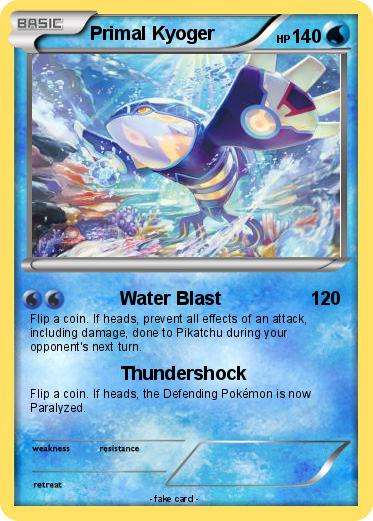 Pokemon Primal Kyoger