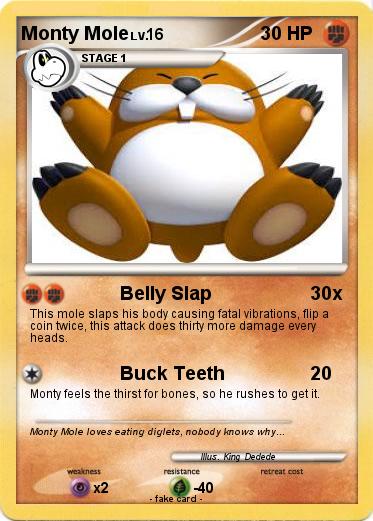 Pokemon Monty Mole