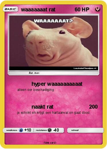 Pokemon waaaaaaat rat
