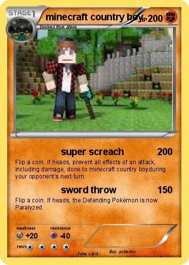 Pokemon minecraft country boy