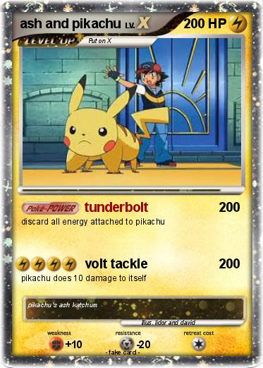 Pokemon ash and pikachu