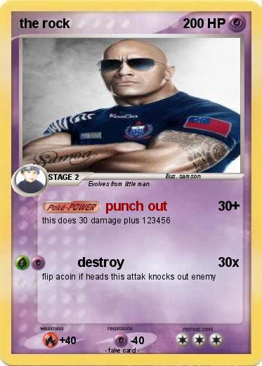 Pokemon the rock