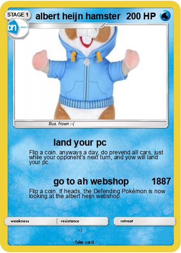 Pokemon albert heijn hamster