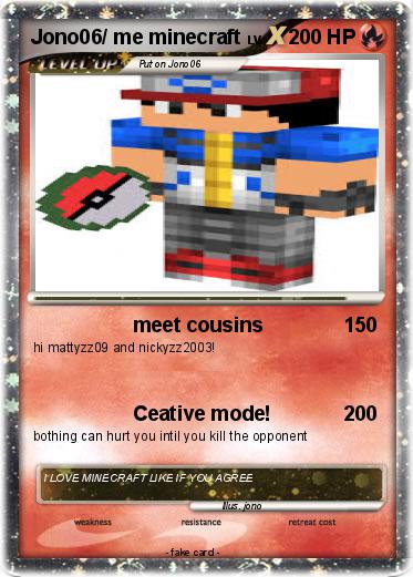Pokemon Jono06/ me minecraft