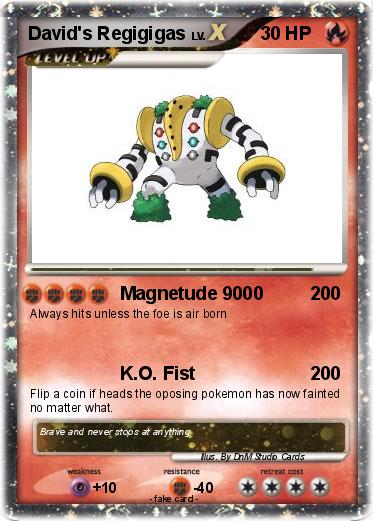 Pokemon David's Regigigas