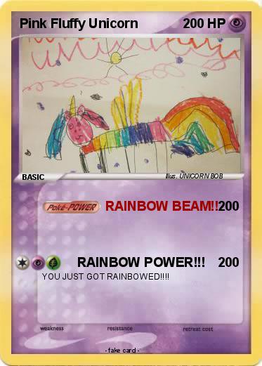 Pokemon Pink Fluffy Unicorn