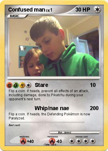 Pokemon Confused man