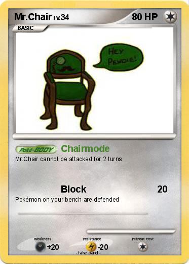 Pokemon Mr.Chair