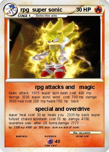 Pokemon rpg  super sonic
