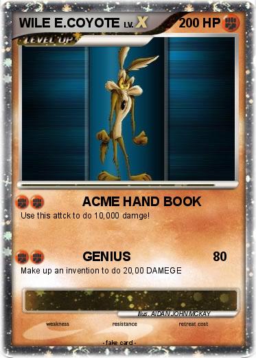 Pokemon WILE E.COYOTE