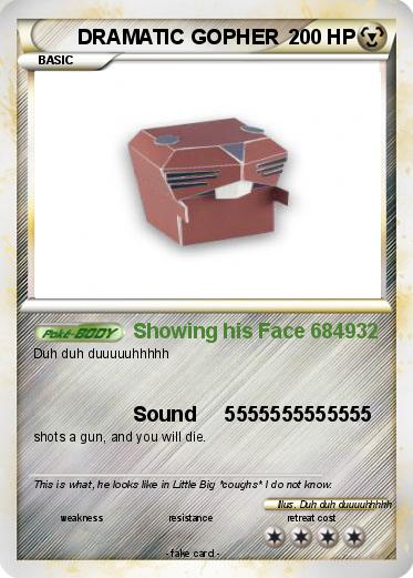 Pokemon DRAMATIC GOPHER