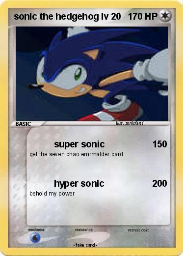 Pokemon sonic the hedgehog lv 20