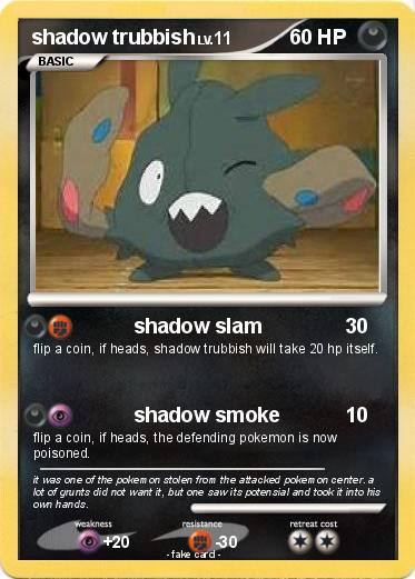 Pokemon shadow trubbish