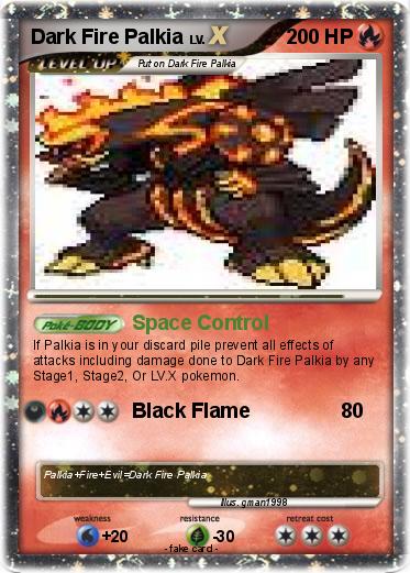 Pokemon Dark Fire Palkia