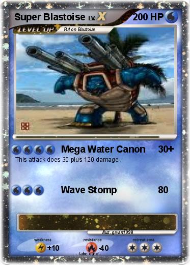 Pokemon Super Blastoise