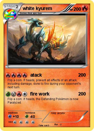 Pokemon white kyurem
