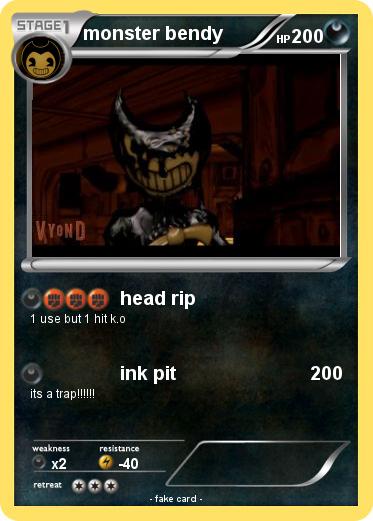 Pokemon monster bendy