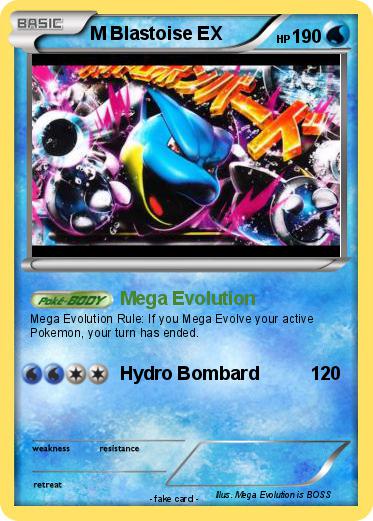 Pokemon M Blastoise EX
