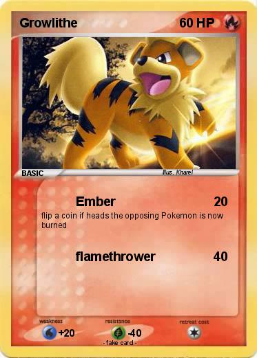 Pokemon Growlithe