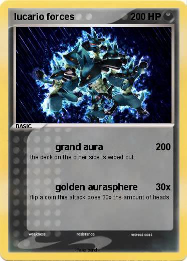 Pokemon lucario forces