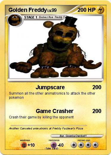 Pokemon Golden Freddy