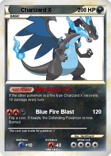 Pokemon Charizard X