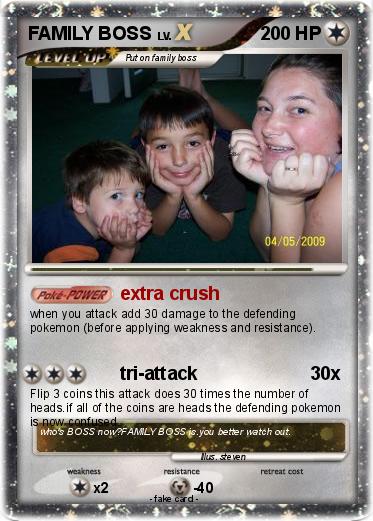 Pokemon FAMILY BOSS